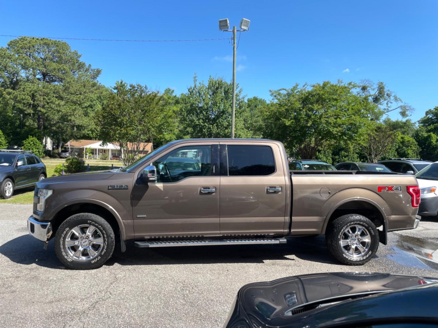 2015 GRAY FORD F-150 lariat (1FTFW1EG0FK) with an 3.5L engine, Automatic transmission, located at 5103 Dorchester Rd., Charleston, SC, 29418-5607, (843) 767-1122, 36.245171, -115.228050 - Beautiful Interior with Leather, Navigation, Backup Camera, Sony Sound System with CD/AUX/USB/Sat/Bluetooth, Dual Climate Control, Power Everything (windows, locks, seats, mirrors), Heated/Cooled/Memory Seats, Rear Heated Seats, Rear Power Inverter, Tow Package with Brake Assist, Push Button Start, - Photo#2